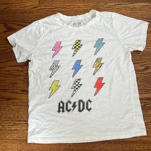 Target ACDC lightning bolt tee shirt